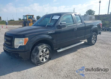 2013 Ford F-150 Stx из США, поврежденный, VIN 1FTFX1EF1DFD78839